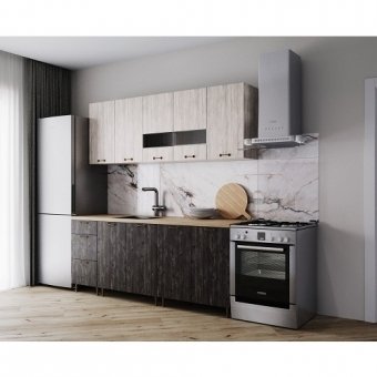 Кухня Омега - 2 (2,0м) (без столешницы) Кухня Омега - 2 (2,0м) (без столешницы)